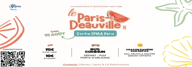 Sortie Deauville 15 août 2026