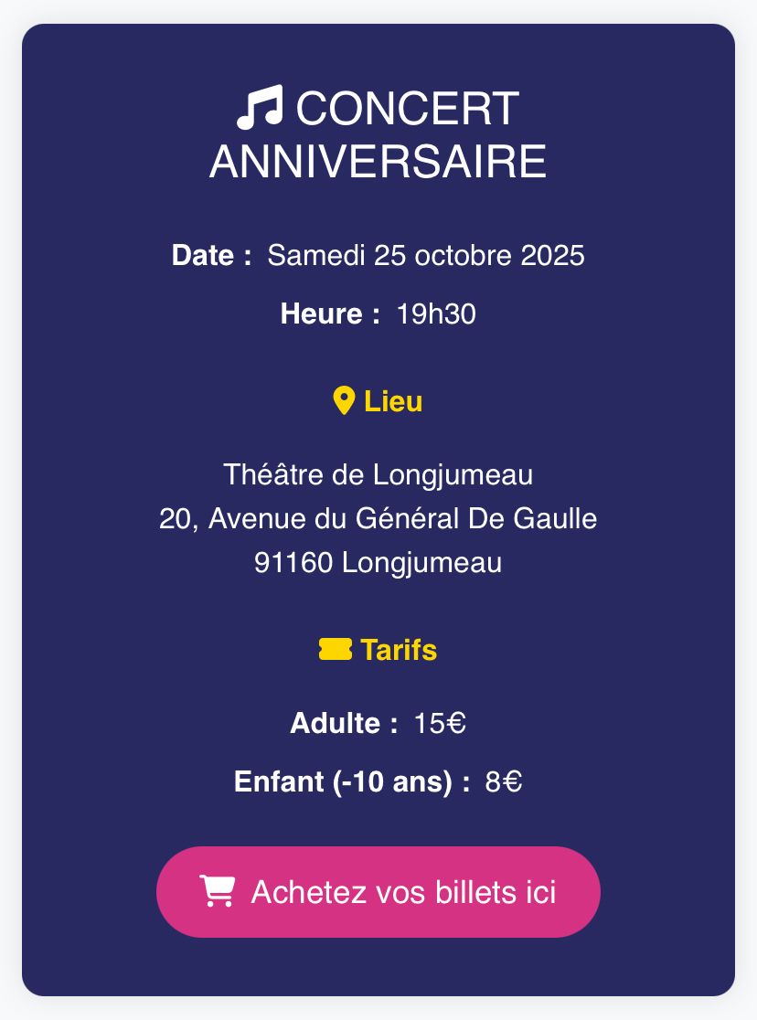 Achat billet